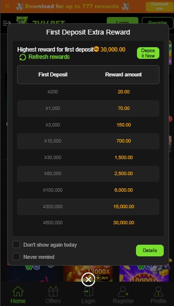 7vv game bonus